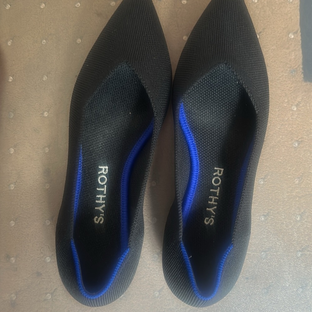 Rothy,S Pointed Toe Flats.Size 6.5
